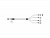 Кабель Amphenol RHS36-4395,   HDmSAS SFF8643 -to- 4*SATA, Crossover, 75cm