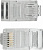 Коннектор Buro (BU-CONRJ45-50PCS) RJ45 прозрачный (упак.:50шт)