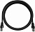 Патч-корд NTSS NTSS-PC-UTP-RJ45-5e-0.5-LSZH-BL UTP RJ-45 вил.-вилка RJ-45 кат.5E 0.5м черный LSZH 26AWG