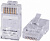 Коннектор Cabeus 8P8C-C6-FC UTP кат.6 RJ45 прозрачный