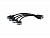 Кабель Matrox Кабель интерфейсный Matrox (CAB-L60-4XAF) Quad analog upgrade cable (Кабель для апгрейда 3-х портовой карты в 4-х портовую)