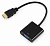 Переходник KingPrice KP-HDMI(m)-VGA(f) HDMI (m) VGA (f) 0.1м черный [KP-HDMI(M)-VGA(F)]