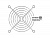 Exegate EX295262RUS Решетка для вентилятора 90x90 ExeGate EG-090MR (90x90 мм, металлическая, круглая, никель)