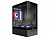 Ginzzu CL475 mATX FAN 3*12LC4 передняя панель Стекло