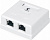 Розетка Cabeus WS-8P8C-CAT.5E-SH-2 комп. RJ45 кат.5E бронз.