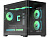 корпус Formula V Line Crystal U2M Floe Black, MATX, TYPE-C*1, USB3.0*1, Curved Glass, SIDE 2x FLOE ARGB, REAR 1x FLOE ARGB