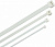 Стяжка пластиковая ITK HKW-W48-L250 250x4.8мм (упак:100шт) полиамид внешний (-25/+75) белый