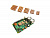 Набор радиаторов №2  ACD 5 in 1 Pure Copper HeatSink для Raspberry 4B  1шт. 17х17х5mm 1шт. 14х10х5mm 1шт. 12х13х5mm 2шт. 5х5х5mm