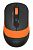 Мышь A4Tech Fstyler FG10S черный/оранжевый оптическая 2000dpi silent беспров. USB для ноутбука 4but (FG10S ORANGE)