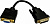 Переходник Buro DVI-D (m) VGA (f) 0.23м (BU-DVI-VGA) черный [BU-DVI-VGA]
