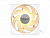 Кулер/ Case Cooler HSPD M1 White (120x120x25mm, 4-pin PWM, ARGB, 57.56CFM, 26.86dBA, 1600RPM, White)