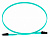 Патч-корд Panduit FZ2ELLNLNSNM001 2x50/125 OM4 LC дуплекс-LC дуплекс 1м LSZH аквамарин