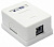 Коробка Lanmaster TWT-SA1-WH настенная 62x67x30мм крышка Keystone ПВХ белый