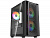 Powercase Корпус Mistral SM04 ARGB, Tempered Glass, Front Nylon Filter, 3x120mm ARGB PWM fans, чёрный, mATX  (CMMSM04B-A3)