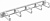 Кабельный органайзер горизонтальный NTSS NTSS-HORG-O-1U-5(65) окна 1U шир.:19" глуб.:65мм (упак.:1шт)
