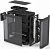 Zalman i4 черный без БП ATX 5x120mm 2xUSB2.0 1xUSB3.0 audio bott PSU