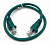 Патч-корд Buro UTP 4 пары cat.5E CCA molded 0.5м зеленый RJ-45 (m)-RJ-45 (m) (UTP-5E-0,5M-GR)