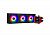 Водяное охлаждение для процессора/ Water Cooling System Thermalright Frozen Warframe 360 Ultra Black Argb (360mm, Black, ARGB/ Fans: 3x120mm, 70.84CFM, 22.1dBA, 2000RPM/ Pump height 60mm, 23dBA, 3000RPM, Rad thickness 27mm/ S: 1200, 1700, 1851, 2011, 2066
