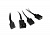 Кулер для ПК/ Case Cooler HSPD FN001 Black (140x140x25mm, 4-pin PWM, ARGB, 58.7CFM, 35dBA, 1500RPM, Black)
