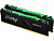 Память DDR4 2x32GB 3200MHz Kingston KF432C16BB2AK2/64 Fury Beast RGB RTL Gaming PC4-25600 CL16 DIMM 288-pin 1.35В dual rank с радиатором Ret