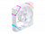 Кулер для корпуса/ Case Cooler JONSBO HF2-120WR Reverse (120x120x25mm, 4-pin PWM, ARGB, 63.3CFM, 29.5dBA, 2200RPM, White)