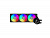 Система охлаждения/ Water Cooling System PCCooler DA360 Pro ARGB Digital BK (300W, 360mm, LED temp., Black, ARGB/ Fans: 3x120mm, 75.8CFM, 33.7dBA, 2200RPM/ Pump height 57mm, 28dBA, 3000RPM, Rad thickness 27mm/ S: 1851, 1700, 1200, 20XX, 115X, AM5, AM4)
