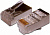 Коннектор Lanmaster (TWT-PL45/S-8P8C) FTP кат.5E RJ45 серебристый (упак.:100шт)
