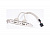 Gembird планка в сист. блок на 2 USB 2.0, Gembird  (CCUSBRECEPTACLE)