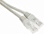 Патч-корд Cablexpert PP6U-0.5M 10000Гбит/с UTP 4 пары cat.6 CCA molded 0.5м серый RJ-45 (m)-RJ-45 (m)